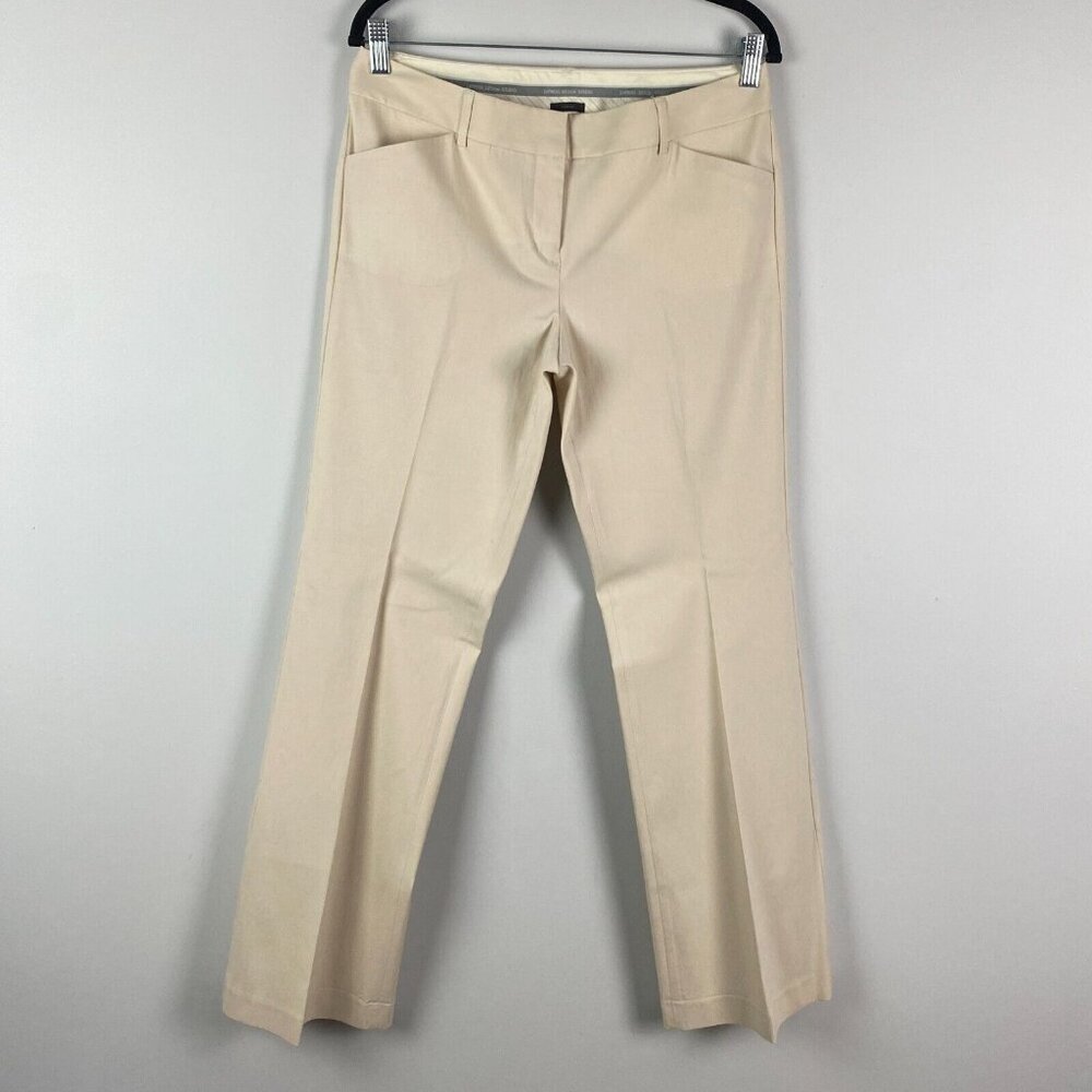 Express Cream Boot Cut Pants